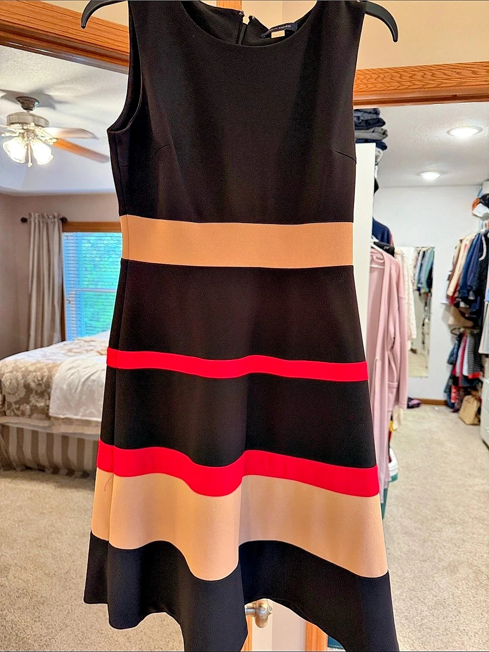 Tommy Hilfiger Color Block Dress Size 4 Like New